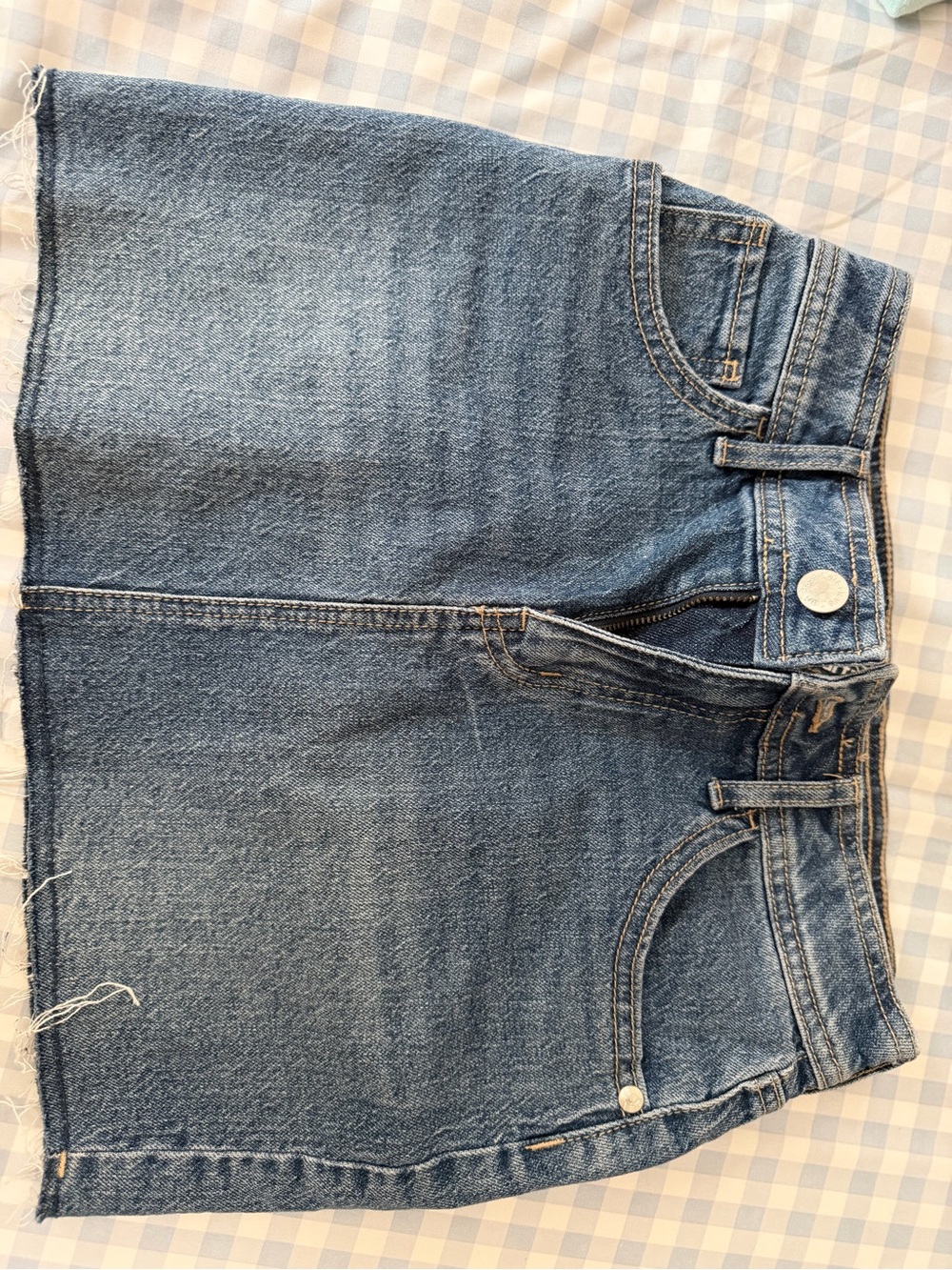 art class Blue Denim Girls' Skort with Front Pockets